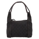 GUCCI GG Canvas Hand Bag Brown 101333 Auth 198296A-2