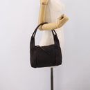 GUCCI GG Canvas Hand Bag Brown 101333 Auth 198296A-22