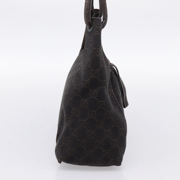 GUCCI GG Canvas Hand Bag Brown 101333 Auth 198296A