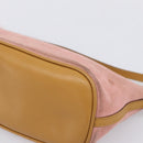 GUCCI Accessory Pouch Suede Pink Gold 039 1103 Auth 198297-10