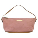 GUCCI Accessory Pouch Suede Pink Gold 039 1103 Auth 198297-2
