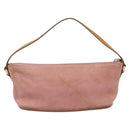 GUCCI Accessory Pouch Suede Pink Gold 039 1103 Auth 198297-3