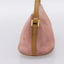 GUCCI Accessory Pouch Suede Pink Gold 039 1103 Auth 198297-5