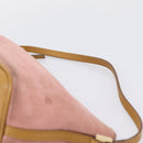 GUCCI Accessory Pouch Suede Pink Gold 039 1103 Auth 198297-8