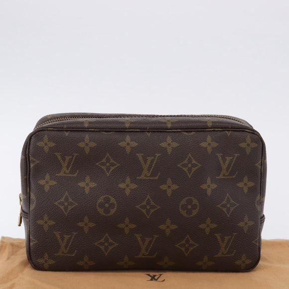 LOUIS VUITTON Monogram Trousse Toilette 23 Clutch Bag M47524 LV Auth 198298V