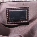 FENDI Zucchino Canvas Mamma Baguette Shoulder Bag Brown 8BR036 Auth 198299V-25