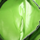 FENDI Mamma Baguette Shoulder Bag Leather Black Silver Auth 198301SAM-24