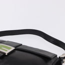 FENDI Mamma Baguette Shoulder Bag Leather Black Silver Auth 198301SAM-8