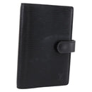 LOUIS VUITTON Epi Agenda PM Day Planner Cover Black R20092 LV Auth 198303-1
