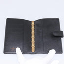LOUIS VUITTON Epi Agenda PM Day Planner Cover Black R20092 LV Auth 198303-13