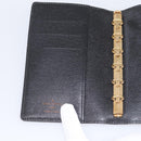 LOUIS VUITTON Epi Agenda PM Day Planner Cover Black R20092 LV Auth 198303-14
