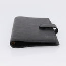 LOUIS VUITTON Epi Agenda PM Day Planner Cover Black R20092 LV Auth 198303-7