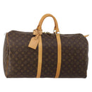 LOUIS VUITTON Monogram Keepall 55 Boston Bag M41424 LV Auth 198304V-1