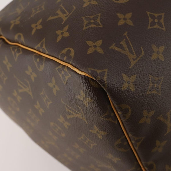 LOUIS VUITTON Monogram Keepall 55 Boston Bag M41424 LV Auth 198304V