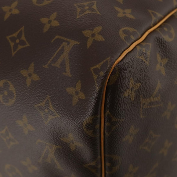 LOUIS VUITTON Monogram Keepall 55 Boston Bag M41424 LV Auth 198304V