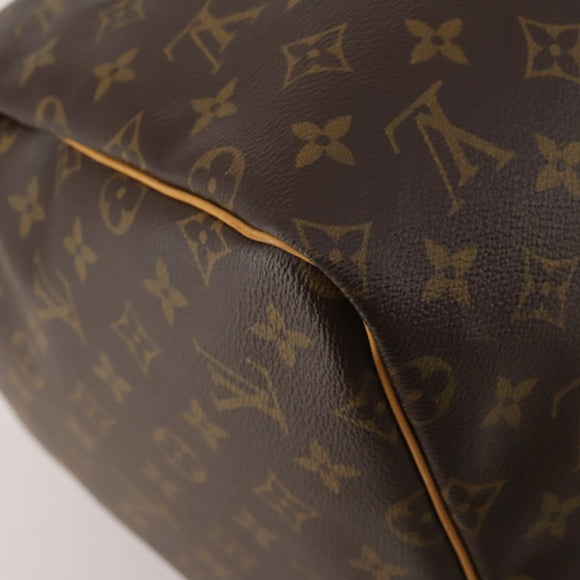 LOUIS VUITTON Monogram Keepall 55 Boston Bag M41424 LV Auth 198304V