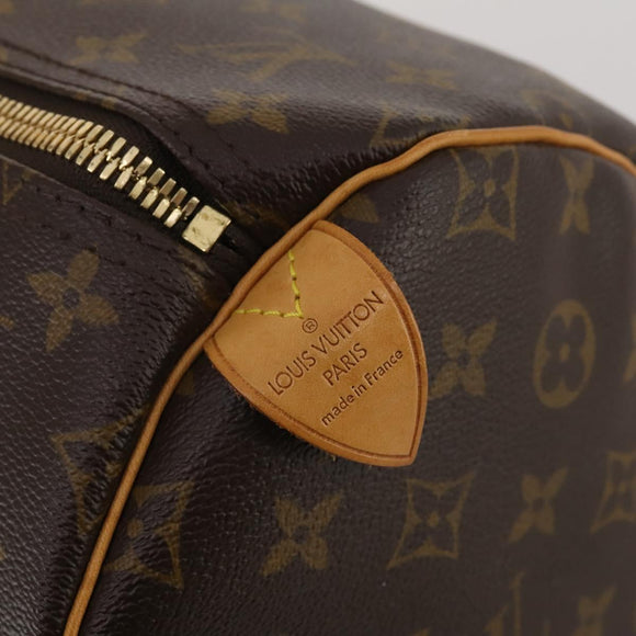LOUIS VUITTON Monogram Keepall 55 Boston Bag M41424 LV Auth 198304V