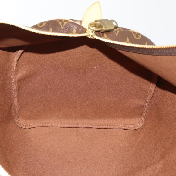 LOUIS VUITTON Monogram Keepall 55 Boston Bag M41424 LV Auth 198304V