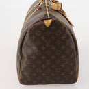 LOUIS VUITTON Monogram Keepall 55 Boston Bag M41424 LV Auth 198304V-4