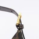 FENDI Zucca Canvas Mamma Baguette Shoulder Bag Brown Gold Tone Auth 198310V-17
