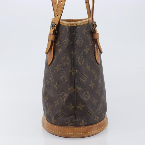 LOUIS VUITTON Monogram Bucket PM Shoulder Bag M42238 LV Auth 198312