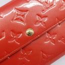 LOUIS VUITTON Vernis Portefeuille Sarah Wallet Orenge Sunset M93634 Auth 198315A-17
