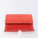 LOUIS VUITTON Vernis Portefeuille Sarah Wallet Orenge Sunset M93634 Auth 198315A-18