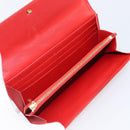 LOUIS VUITTON Vernis Portefeuille Sarah Wallet Orenge Sunset M93634 Auth 198315A-8