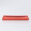 LOUIS VUITTON Vernis Portefeuille Sarah Wallet Orenge Sunset M93634 Auth 198315A-6