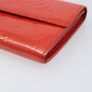 LOUIS VUITTON Vernis Portefeuille Sarah Wallet Orenge Sunset M93634 Auth 198315A-7