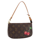 LOUIS VUITTON Monogram Cherry Mini Pochette Accessoires Pouch LV Auth 198316SAV-1