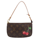 LOUIS VUITTON Monogram Cherry Mini Pochette Accessoires Pouch LV Auth 198316SAV-13