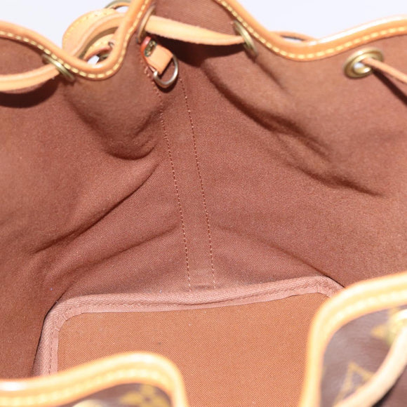LOUIS VUITTON Monogram Petit Noe Shoulder Bag M42226 LV Auth 198317V