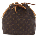 LOUIS VUITTON Monogram Petit Noe Shoulder Bag M42226 LV Auth 198317V-13