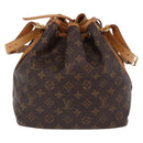 LOUIS VUITTON Monogram Petit Noe Shoulder Bag M42226 LV Auth 198317V-2