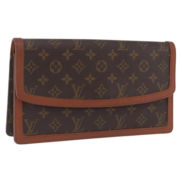 LOUIS VUITTON Monogram Pochette Dam GM Clutch Bag M51810 LV Auth 198319A