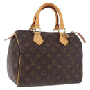 LOUIS VUITTON Monogram Speedy 25 Hand Bag M41528 LV Auth 198320V-1