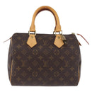 LOUIS VUITTON Monogram Speedy 25 Hand Bag M41528 LV Auth 198320V-13