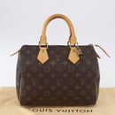 LOUIS VUITTON Monogram Speedy 25 Hand Bag M41528 LV Auth 198320V-12