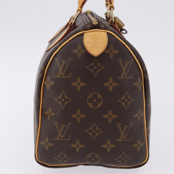 LOUIS VUITTON Monogram Speedy 25 Hand Bag M41528 LV Auth 198320V