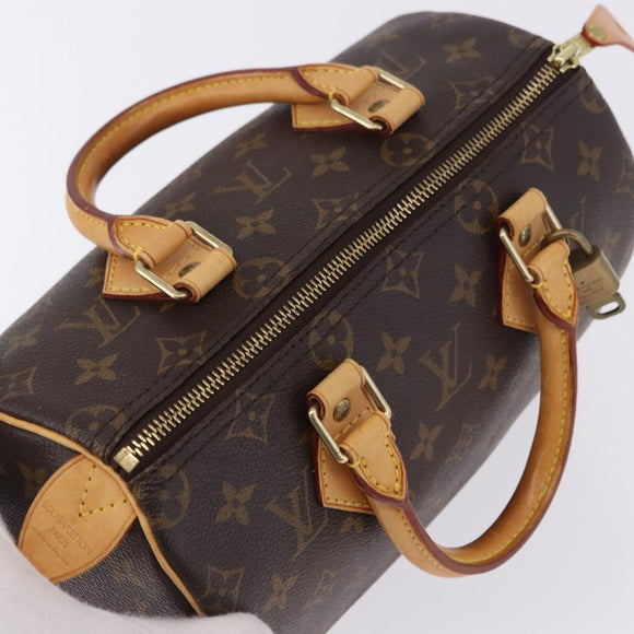 LOUIS VUITTON Monogram Speedy 25 Hand Bag M41528 LV Auth 198320V