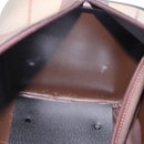 Burberrys Nova Check Boston Bag Canvas Beige Gold Tone Auth 198326-20