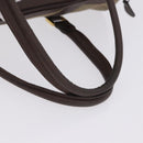 Burberrys Nova Check Boston Bag Canvas Beige Gold Tone Auth 198326-8