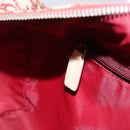 Christian Dior Trotter Boston Bag PVC Leather Red White Auth 198330-20