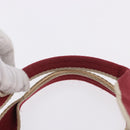 Christian Dior Trotter Boston Bag PVC Leather Red White Auth 198330-9