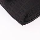 FENDI Zucchino Canvas Mamma Baguette Shoulder Bag Brown 8BT075 Auth 198331V-9