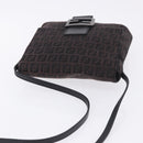 FENDI Zucchino Canvas Mamma Baguette Shoulder Bag Brown 8BT075 Auth 198331V-6