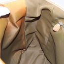 Christian Dior Trotter Canvas Tote Bag Green Silver Auth 198332-20
