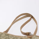 Christian Dior Trotter Canvas Tote Bag Green Silver Auth 198332-9