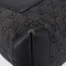 GUCCI GG Canvas Tote Bag Black Silver 28893 Auth 198333-10